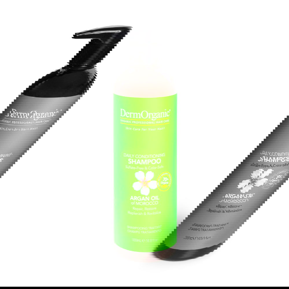 Sampon profesional hidratant cu ulei de argan, 500ml, DermOrganic