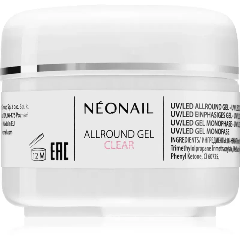 NEONAIL Allround Gel Clear gel pentru modelarea unghiilor 15 ml