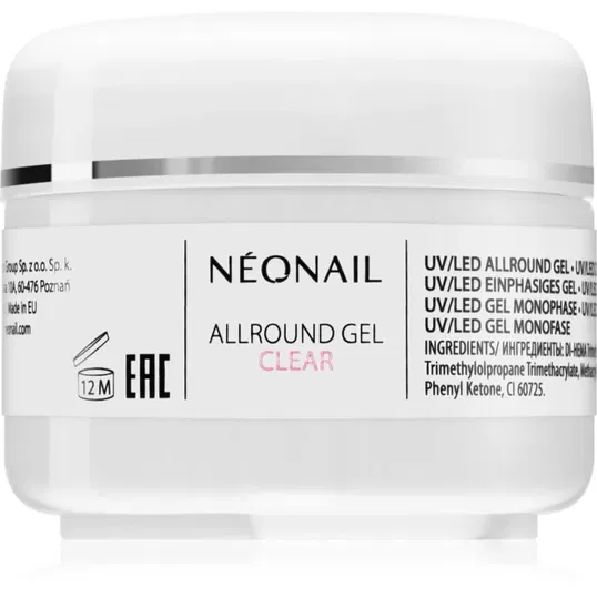 NEONAIL Allround Gel Clear gel pentru modelarea unghiilor 15 ml