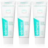 Elmex Sensitive Plus Complete Protection pasta de dinti cu efect intaritor 3x75 ml