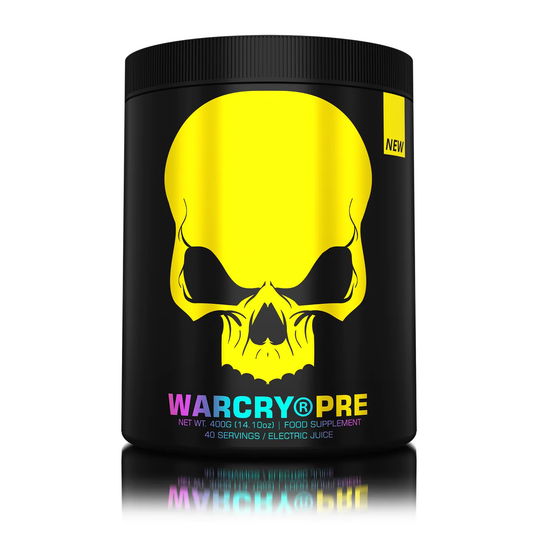 Pre-Workout cu aroma Electric Juice Warcry, 400g, Genius Nutrition