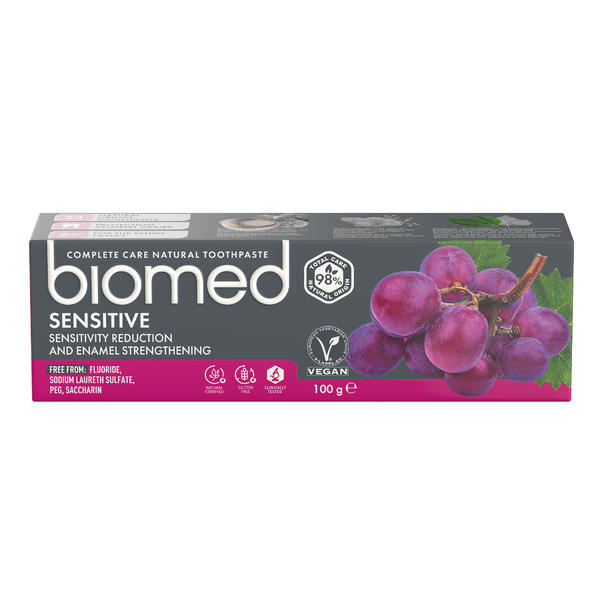 Pasta de dinti Sensitive, 75ml, Biomed