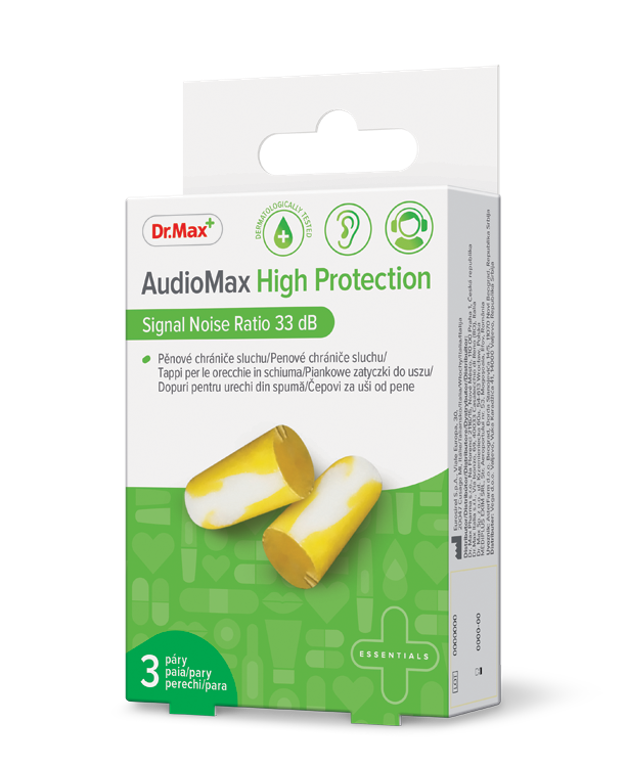 Dr. Max Dopuri din spuma pentru urechi, 3 perechi