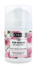Crema hidratanta bio de zi si noapte pentru ten uscat si sensibil cu trandafiri, 50ml, Coslys