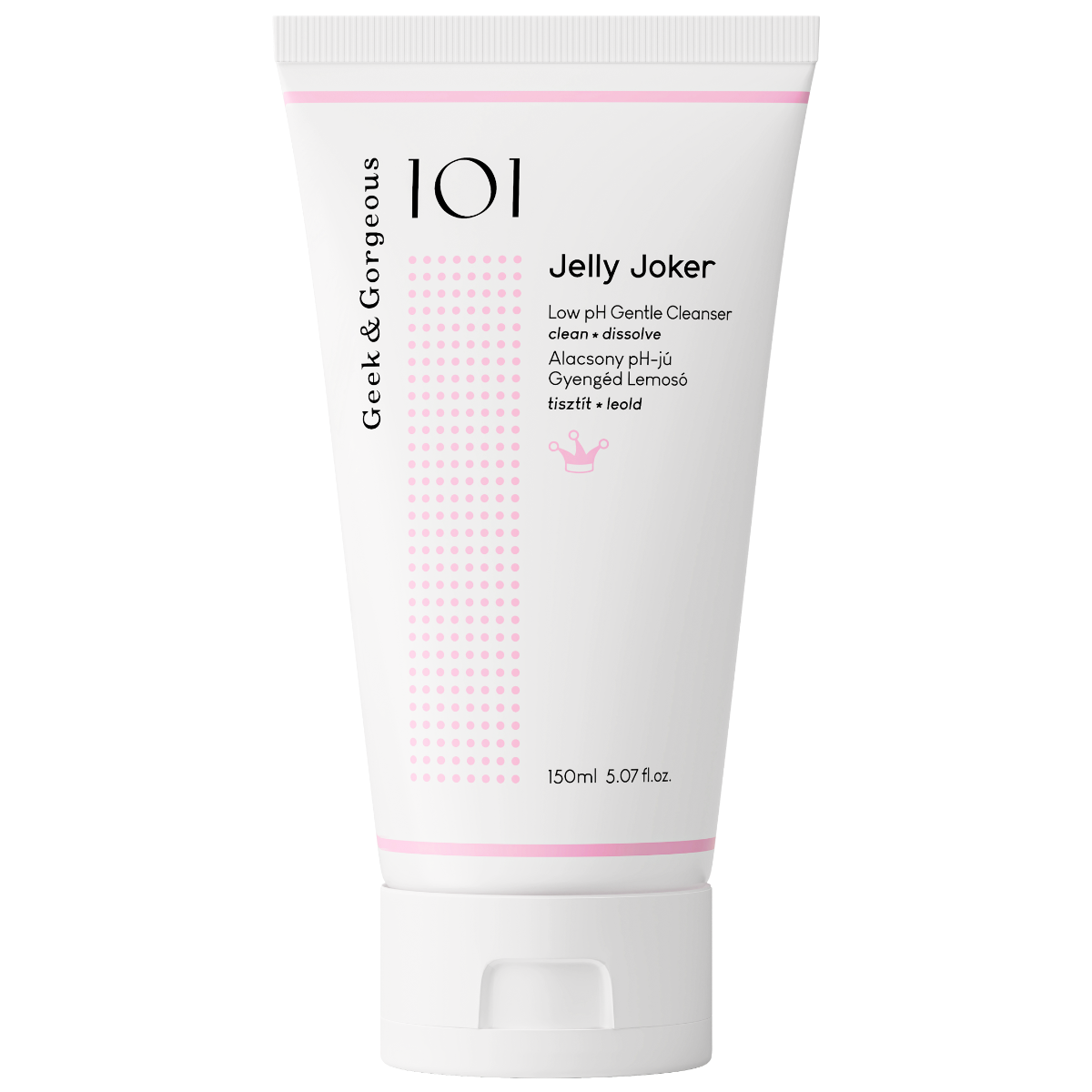 Cleanser non spumant cu pH scazut Jelly Joker, 150ml, Geek&Gorgeous