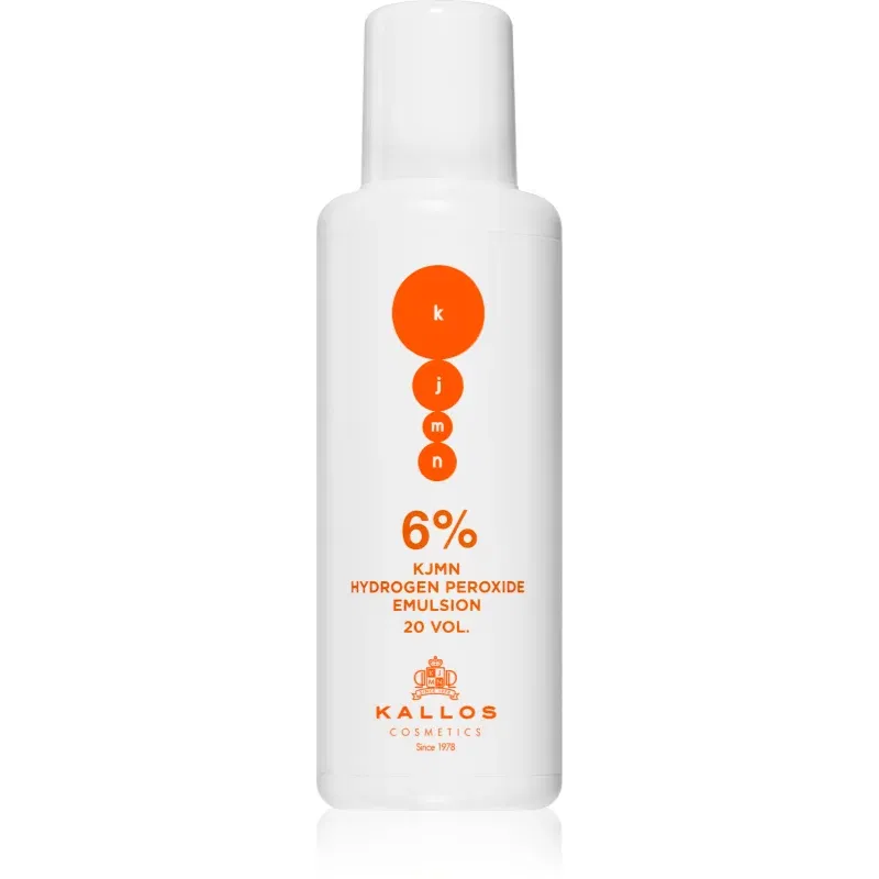 Kallos KJMN Professional Hydrogen Peroxide emulsie activatoare 6% 20 vol. pentru uz profesonial 100 ml