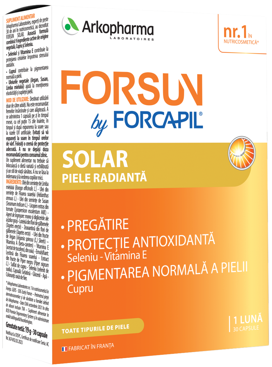 Forsun by Forcapil Solar, 30 capsule