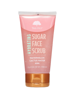 Scrub de fata hidratant Watermelon & Cactus Water, 210g, Tree Hut