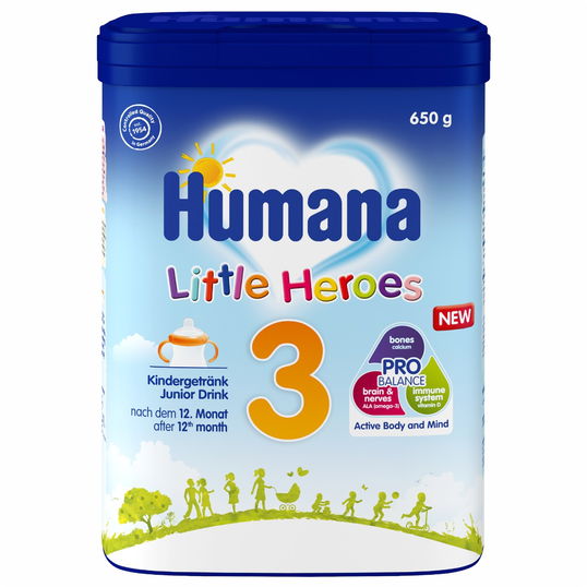 Formula de lapte pentru copii 3 Little Heroes Probalance pentru +12 luni, 650g, Humana
