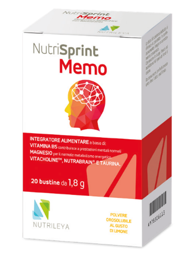 Nutrisprint Memo, 20 plicuri, Nutrileya