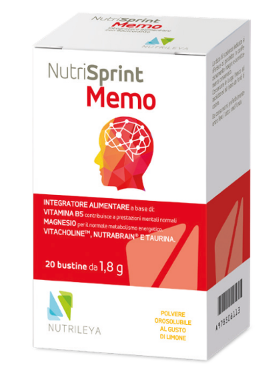 Nutrisprint Memo, 20 plicuri, Nutrileya