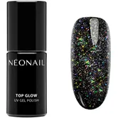 NEONAIL Top Glow lac gel de unghii pentru acoperirea superioară culoare Multicolor Holo 7.2 ml