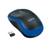 Mouse Optic Wireless Logitech M185, USB, 1000 DPI (Albastru)