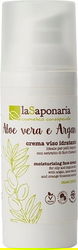 Crema de fata hidratanta cu Aloe Vera si Argan, 50ml, La Saponaria