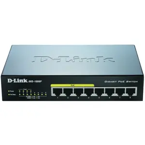 Switch D-Link DGS-1008P, 8 porturi