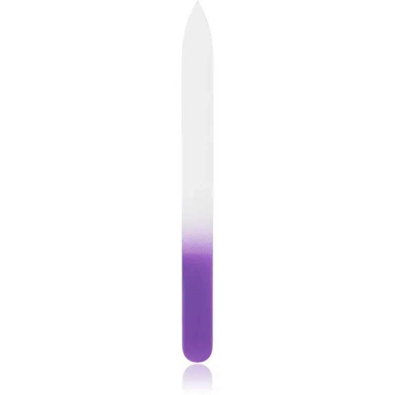 Diva & Nice Cosmetics Accessories File pila de unghii din sticla mare Violet 1 buc