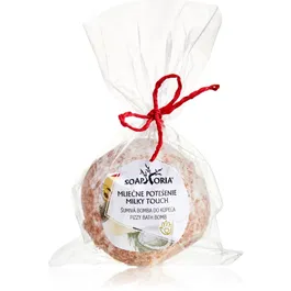 Soaphoria Milky Touch Fizzy Bath Bomb Bombă de baie cu efect regenerator cu efect de întărire 85 g