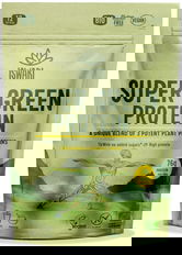 Pulbere proteica si detox bio Super Verde 71.1% proteina, 250g, Iswari