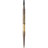 Eveline Cosmetics Micro Precise creion pentru sprâncene rezistent la apă perie 2 in 1 culoare 02 Soft Brown 4 g
