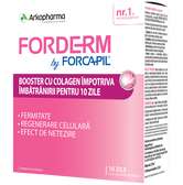 Forderm by Forcapil Booster cu Colagen, 10 flacoane