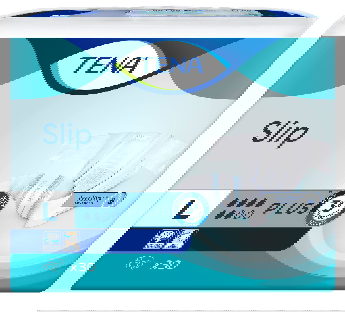 Slip Plus Large, 30 bucati, Tena