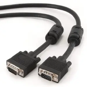 Cablu Gembird VGA - VGA, Dubluecranat, 5m, CC-PPVGA-5M-B