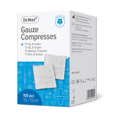 Dr. Max Comprese non-sterile 7.5 x 7.5cm, 100 bucati