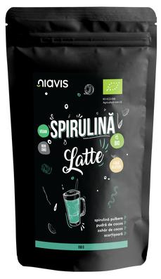Pulbere ecologica Spirulina Latte, 150g, Niavis