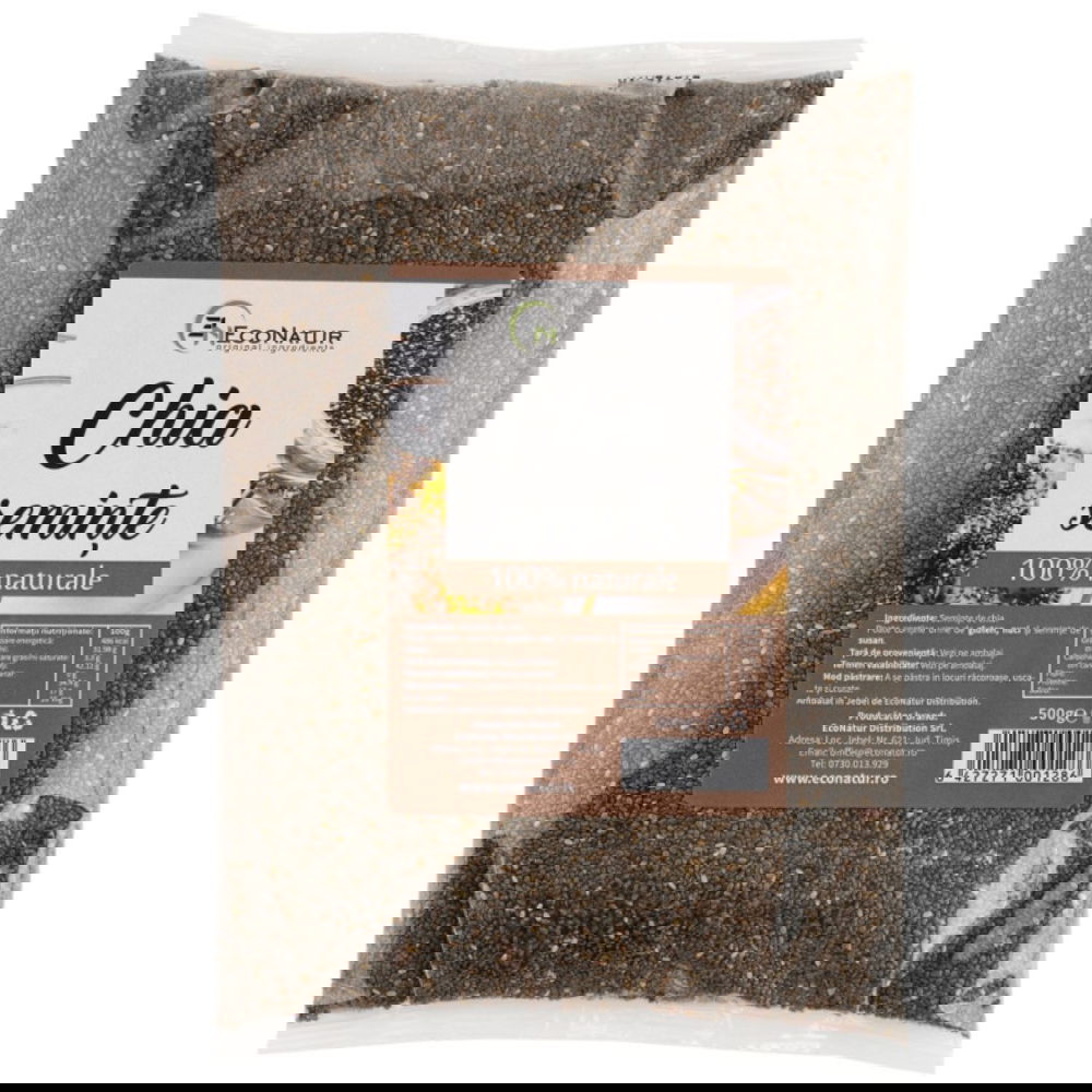 Seminte de chia, 500g, EcoNatur