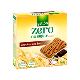 Snack de soia si ciocolata fara zahar, 144g, Gullon