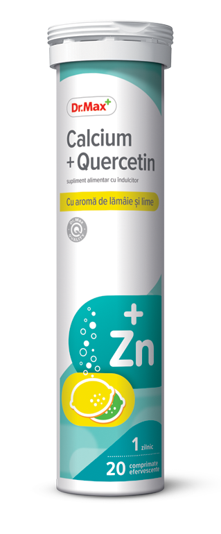Dr. Max Calcium + Quercetin, 20 comprimate efervescente