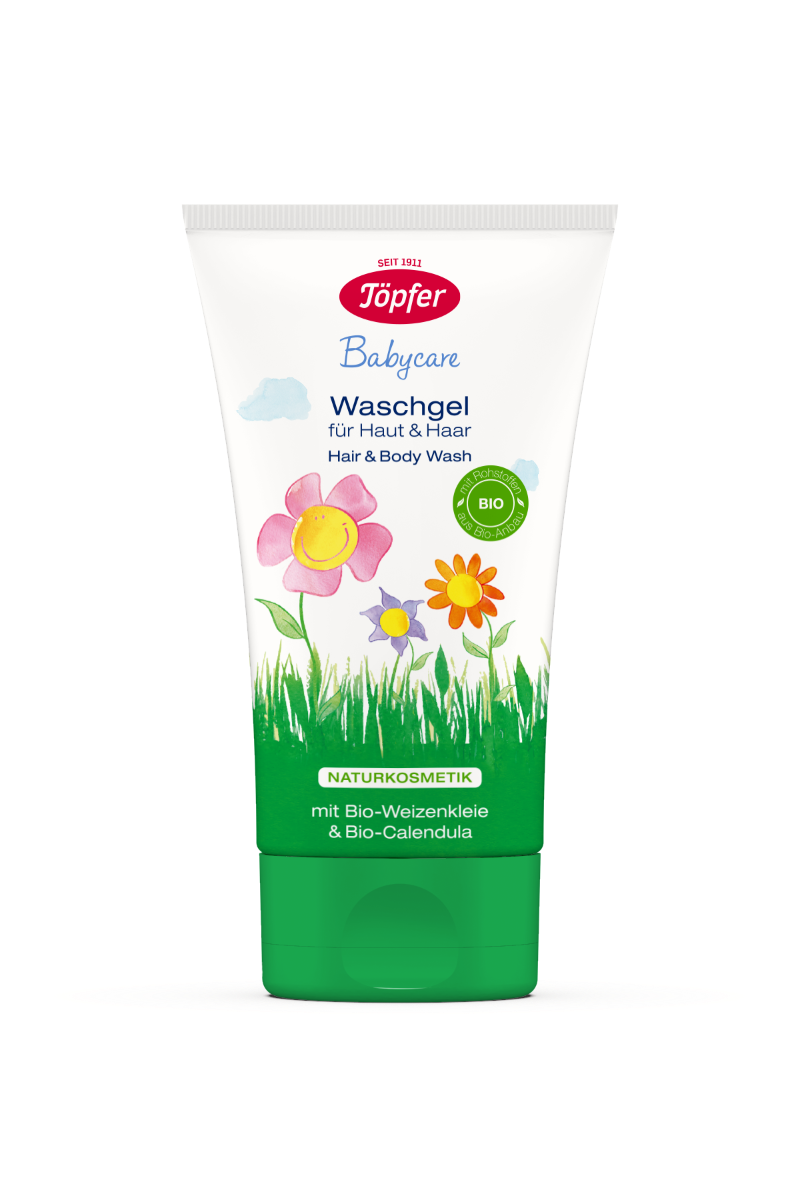 Lotiune de spalare pentru par si corp, 150ml, Topfer