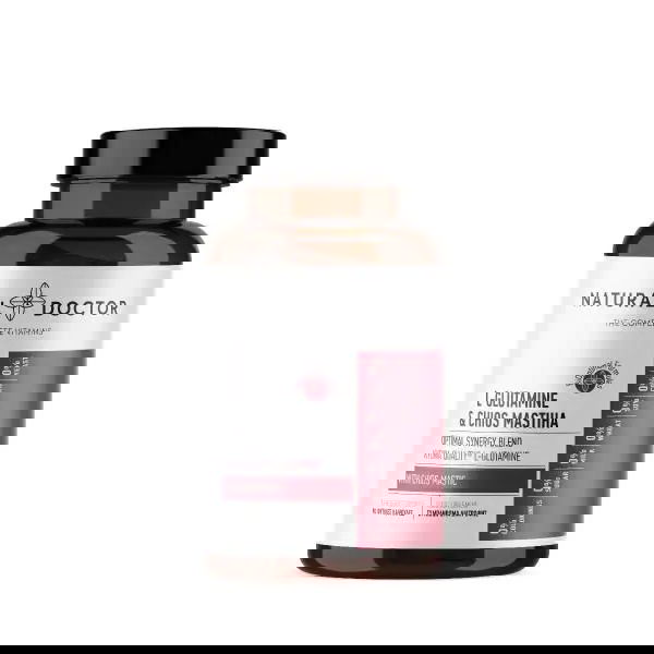 L-Glutamine & Chios Mastiha Sanatatea Stomacului, 90 capsule, Natural Doctor