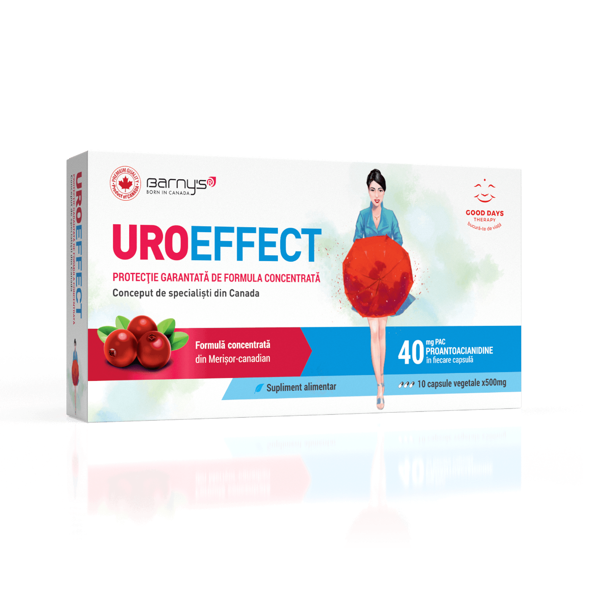 Uroeffect, 10 capsule vegetale, Good Days Therapy