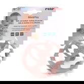 Jucarie pentru dentitie si minge 2in1 roz pentru +0 luni, 1 bucata, Reer
