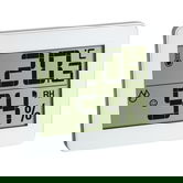 Termometru si higrometru digital de camera cu design extra-plat alb, 1 bucata, TFA