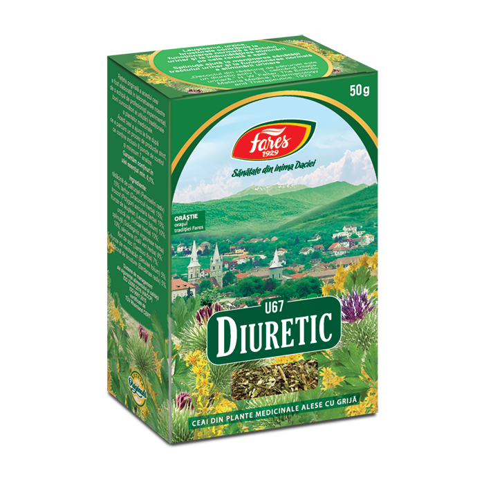 Ceai Diuretic U67, 50g, Fares