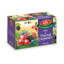 Ceai Fructele Carpatilor Aromfruct, 20 plicuri, Fares