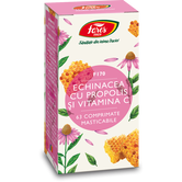 Echinacea cu propolis si vitamina C F170, 60 comprimate, Fares