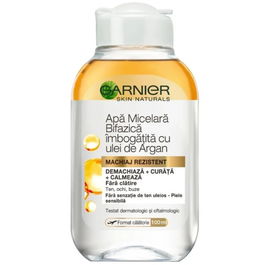 Apa micelara bifazica cu ulei de argan Skin Naturals, 100ml, Garnier