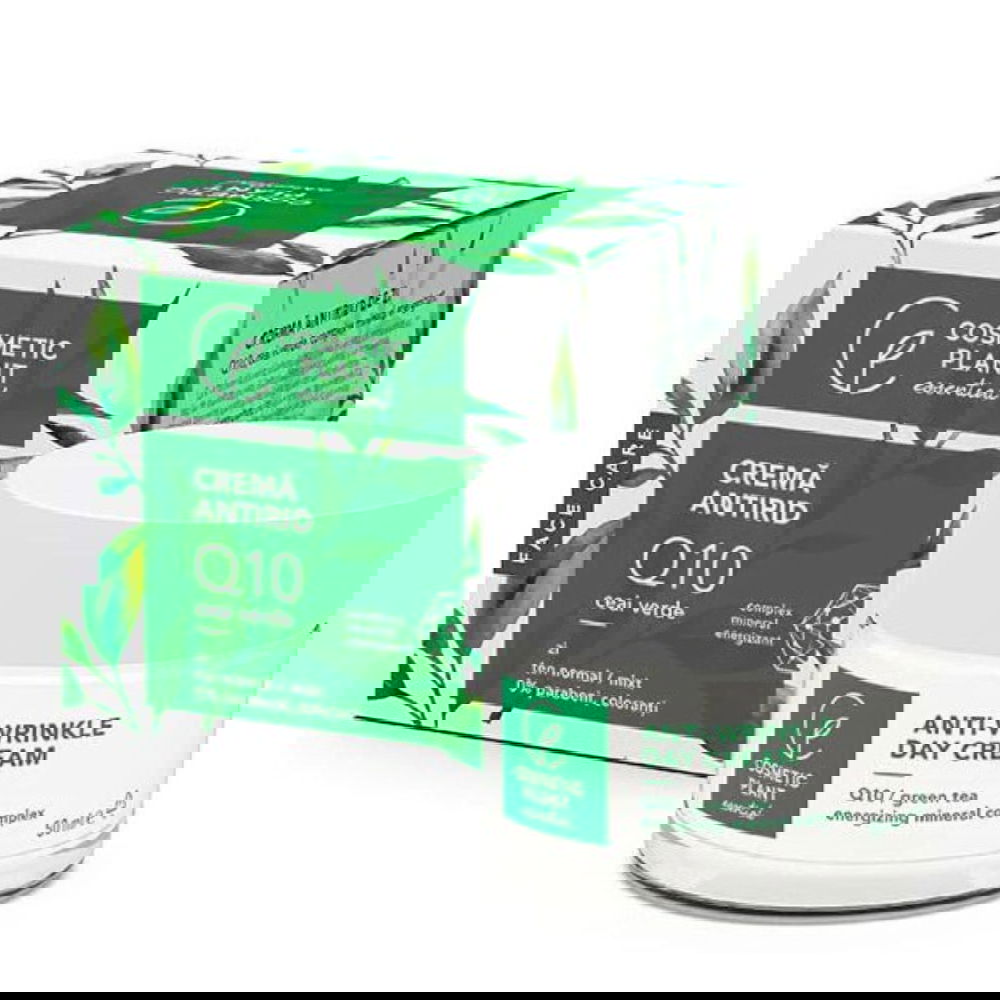 Crema antirid de zi Plant Q10, 50ml, Cosmetic Plant