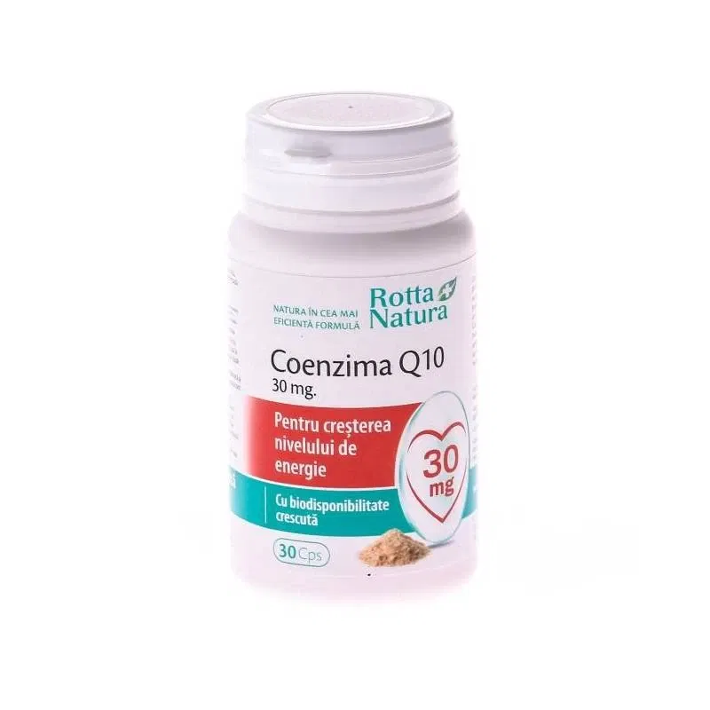 Coenzima Q10 30mg 30cps - Rotta Natura