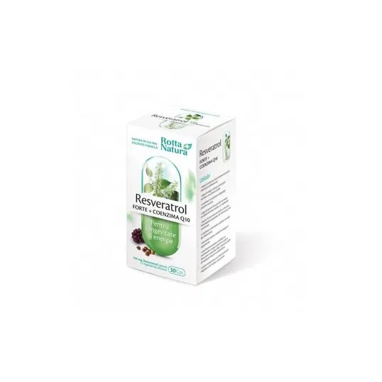 Resveratrol forte + Coenzima Q10 30cps - Rotta Natura