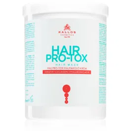 Kallos Hair Pro-Tox Masca pentru par deteriorat cu ulei de cocos, acid hialuronic si colagen 1000 ml