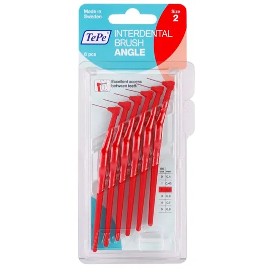 TePe Angle Size 2 perie interdentara 0,5 mm 6 buc