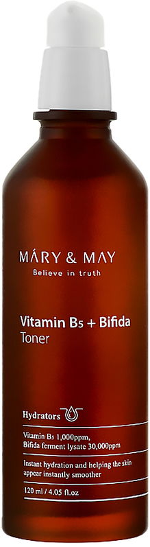 Toner cu vitamina B5 + Bifida, 120ml, Mary and May