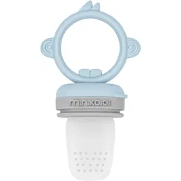 Minikoioi Feeder Teether Mineral Blue/ Powder Grey suzetă pentru alimentare 1 buc