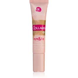 Dermacol Collagen + cremă intensivă cu efect de întinerire pentru ochi și buze 15 ml