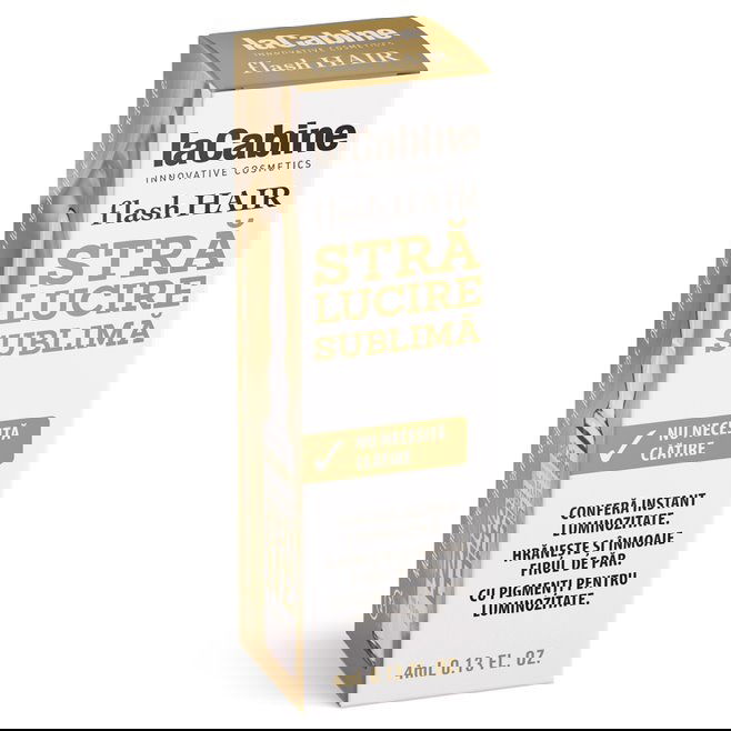 Fiola pentru par Flash Hair Sublime Shine, 1 fiola x 4 ml, La Cabine                                  