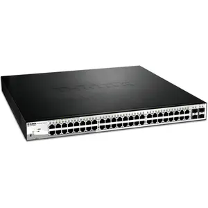 Switch D-Link DGS-1210-52MP, Gigabit, 48 porturi, PoE, 4 x SFP